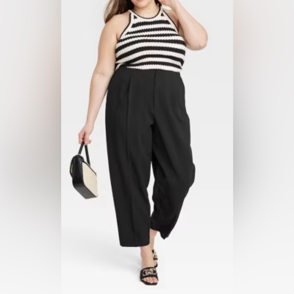 Women's High-rise Tailored Trousers-6